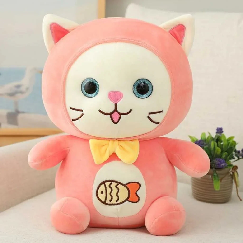 11250 Cat Plush Soft Toy Cute Kids Animal Teddy Bear Boys/Girls Size=20*17 Cm