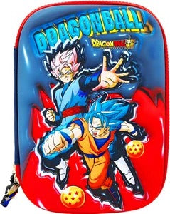 10558 Anime Dragon Ball Z Pencil Case | Premium Zipper Pouch for Boys & Girls Art EVA Pencil Box {Random Design}