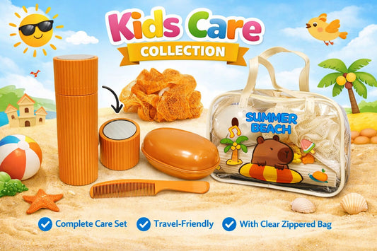 20537 Luxury Kids Bath Essentials Set, Children’s Travel Bath Kit