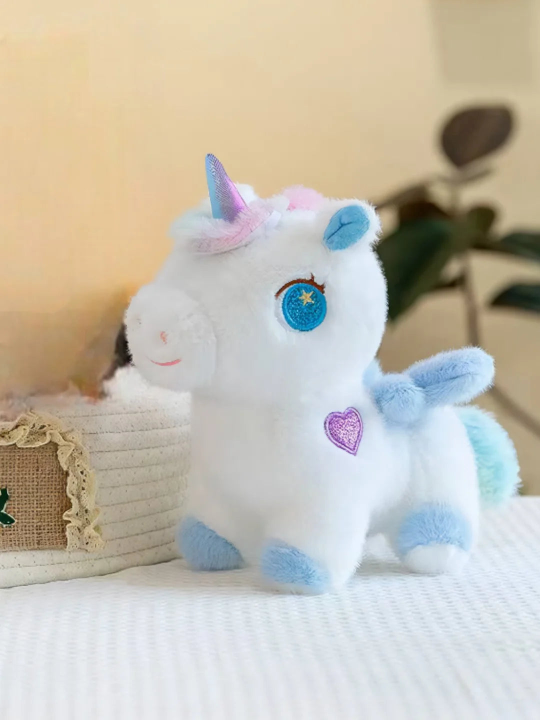 10632 Unicorn Teddy Bear Plush Stuffed Soft Toy for Girls/Babies Cuddly Soft Cute Toy 20 CM