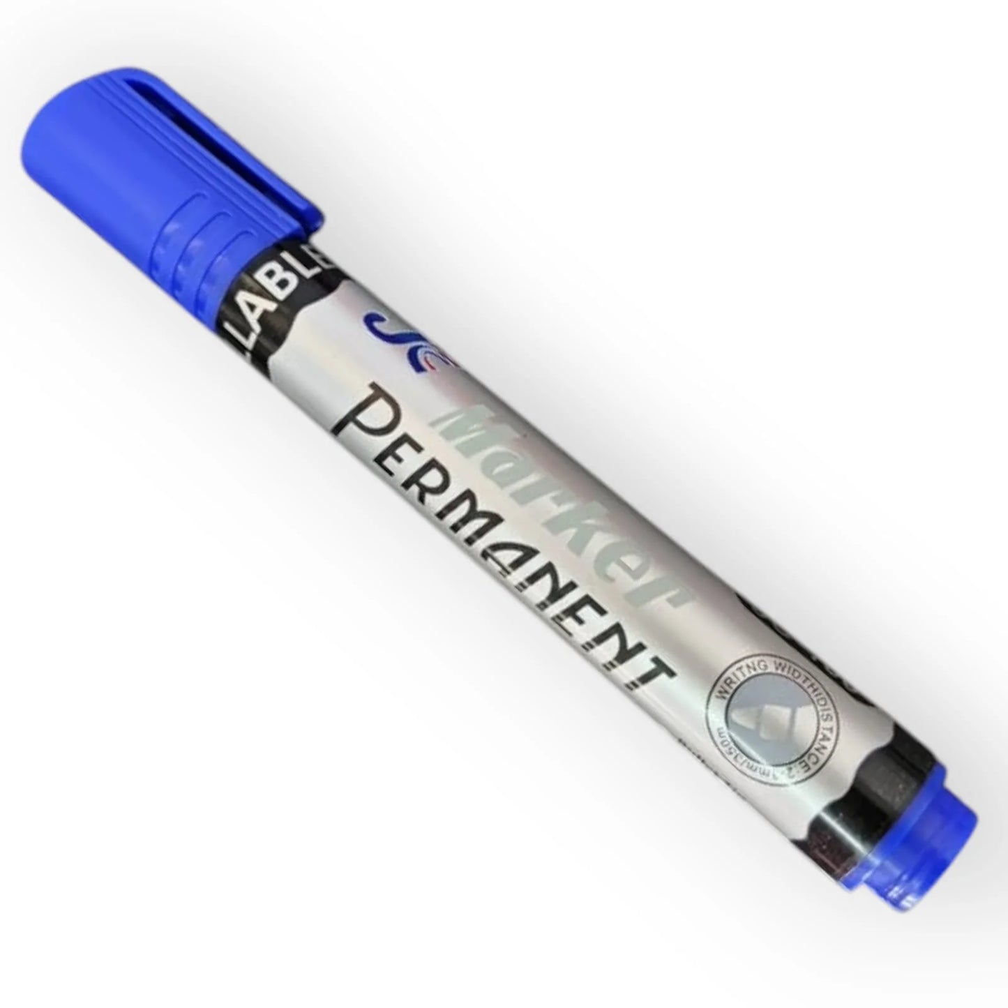 20152 (Pack Of 10) Hauser Permanent Marker Pen, Blue Colour