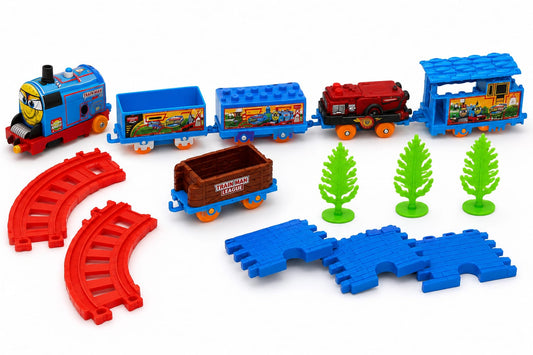 ZY-877-33KL Plastic Train Toy Set: Fun Toy for Kids | Super Express Train Toy for Kids  (1 Set)