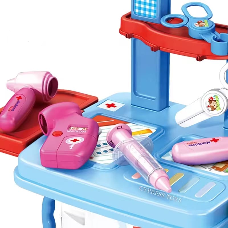 678-127A 2 in 1 Backpack Little Doctor Operation Toy Set