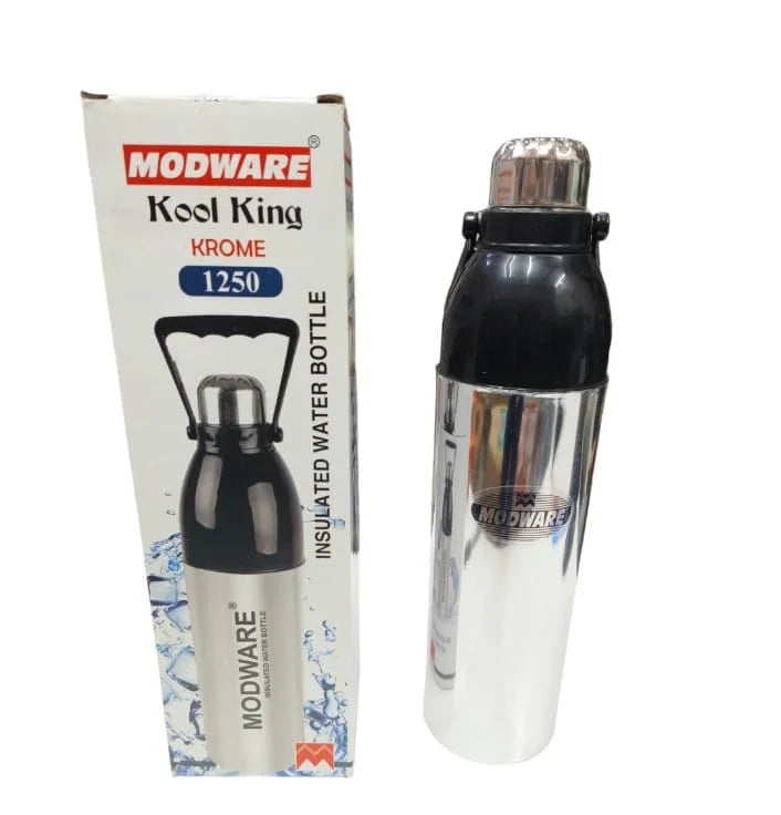 5032 Modware Kool King Krome 1250 ML Insulated Water Bottle