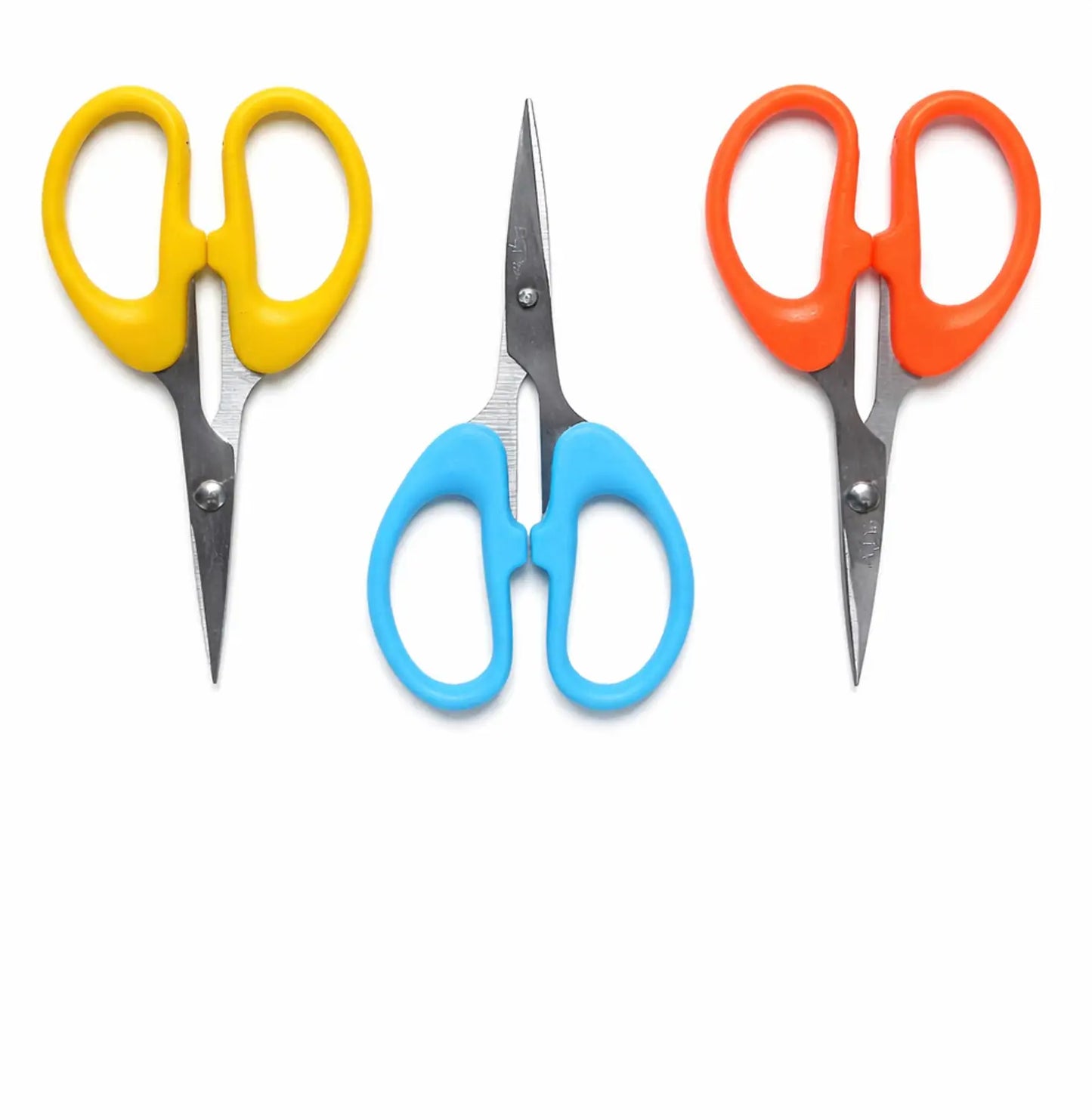 JC-004SC {Pack of 12} Stainless Steel Scissor 121 mm {Random Color}