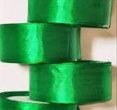 20186 ( 5 pcs ) 1 inch green Satten Ribbon