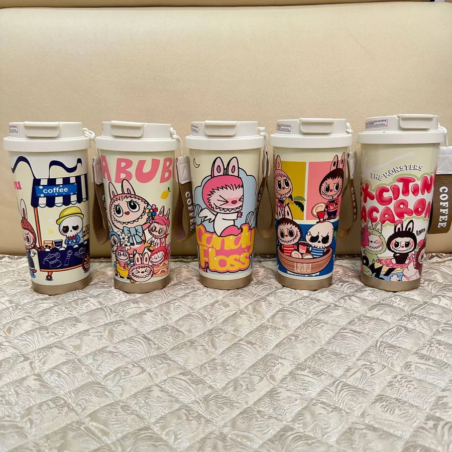 40355 Cute Labubu Character Stainless Steel Tumbler {Random Design}