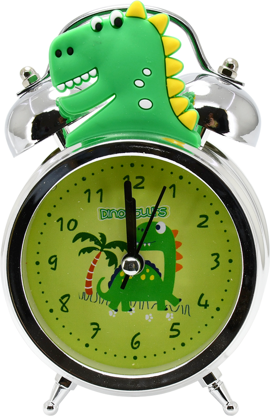 2371 Twin Bell Analog Table Alarm Clock with Backlight for Heavy Sleepers Alarm Clock for Students Funny Cute Cartoon  Shape Alarm Clock for Girls Kids Boys