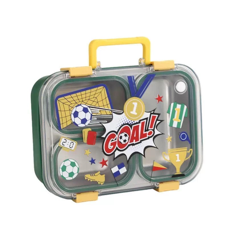 LX-7156 {700 ml}  Lunch Box Stainless Steel, Leakproof Tiffin Box for Kids {Random Design}