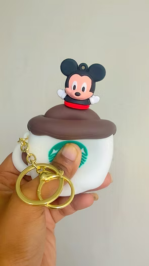 21265 Cute pop keychain
