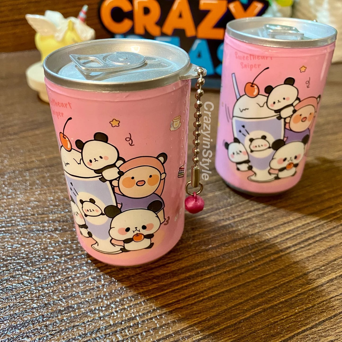 0005 Mini Cute Wet Wipes Can Dispenser with Keychain {Random Color}