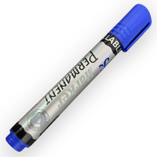20152 (Pack Of 10) Hauser Permanent Marker Pen, Blue Colour