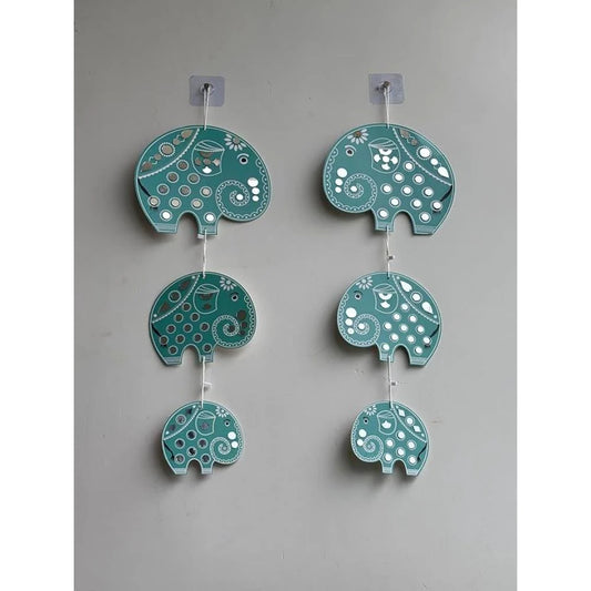 KLD 3107 {Pack of 6} Elephant Wall Handing for Decoration