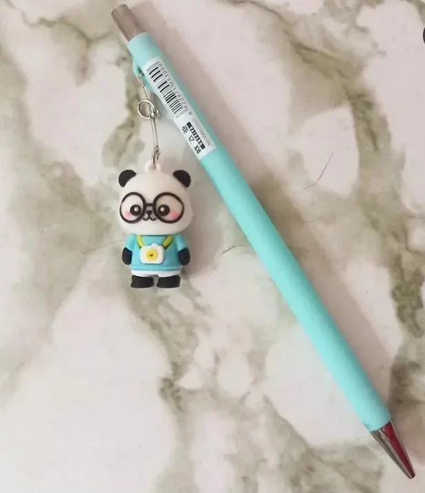 10472 {Pack of 6} Mechanical Pencil with Teddy Topper – Pre-Sharpened Pencils for Kids, Kawaii Pencils for Kids, Cute Pencils, Birthday Gift, Return Gift for Kids, Party