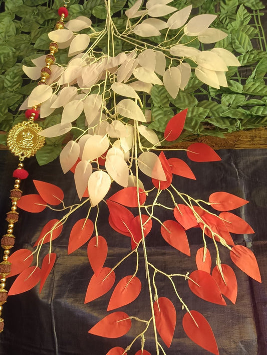 20968 (pack of 12)Artificial Ficus Leaves ficus Plant Leaves, Plants for Pot/vase, Home/Office Decor, Gift, Craft, Hanging Artificial Flowers