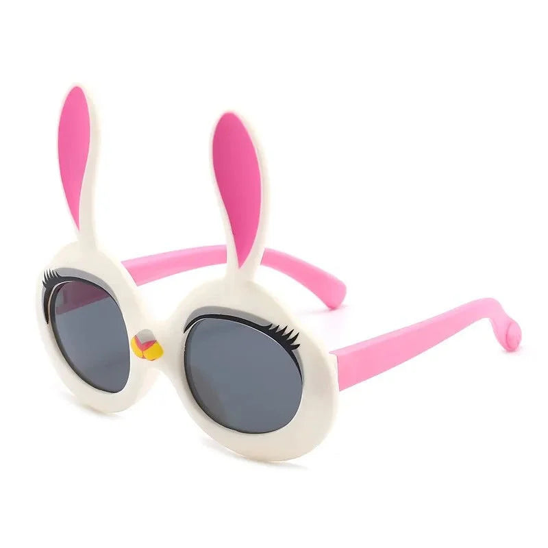 20142 Designer Sunglasses for Boys and Girls (Age Between 5 to 10 Years) (Bunny)