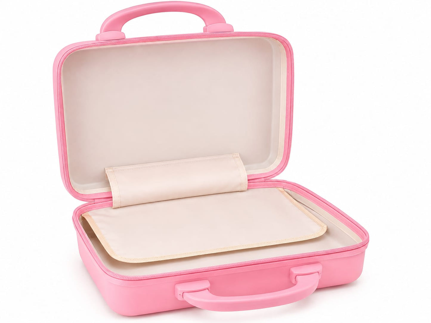 21036 Travel Storage Organizer Case with Handle Mini Makeup vanity (Multicolour)