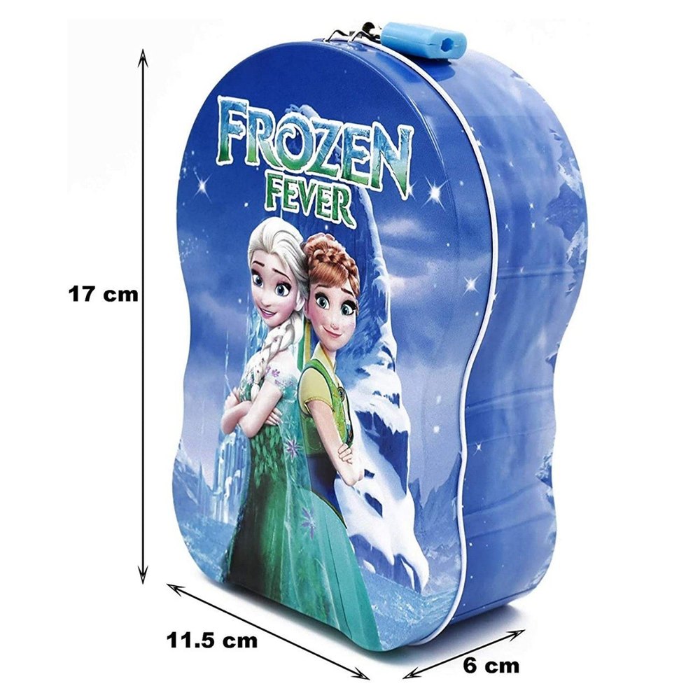 HBC-P-40 Small Money Bank Box With Lock & Key - Random Designs