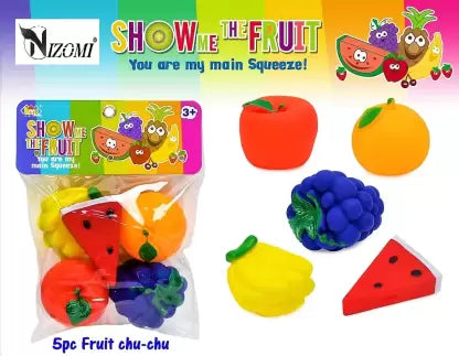 4829 Bath fruit Buddies Soft Chu chu set