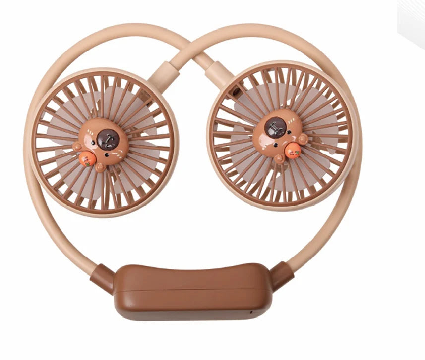20519 Hand Free Neck Fan, 360 Degree Rotatable Portable Neck Fan