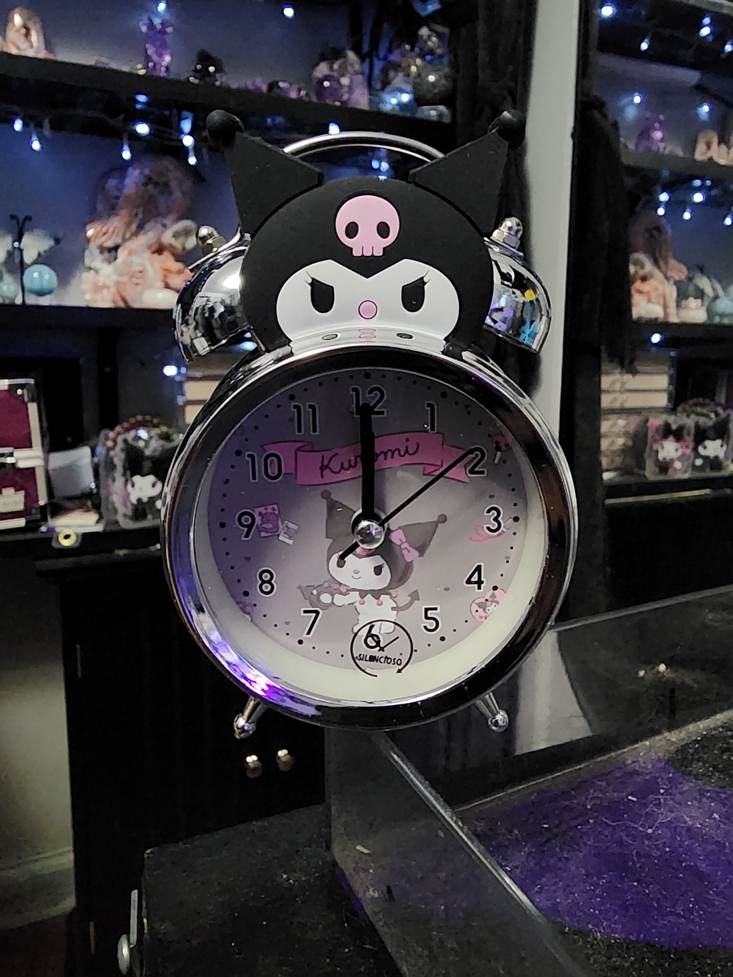 2371 Twin Bell Analog Table Alarm Clock with Backlight for Heavy Sleepers Alarm Clock for Students Funny Cute Cartoon  Shape Alarm Clock for Girls Kids Boys