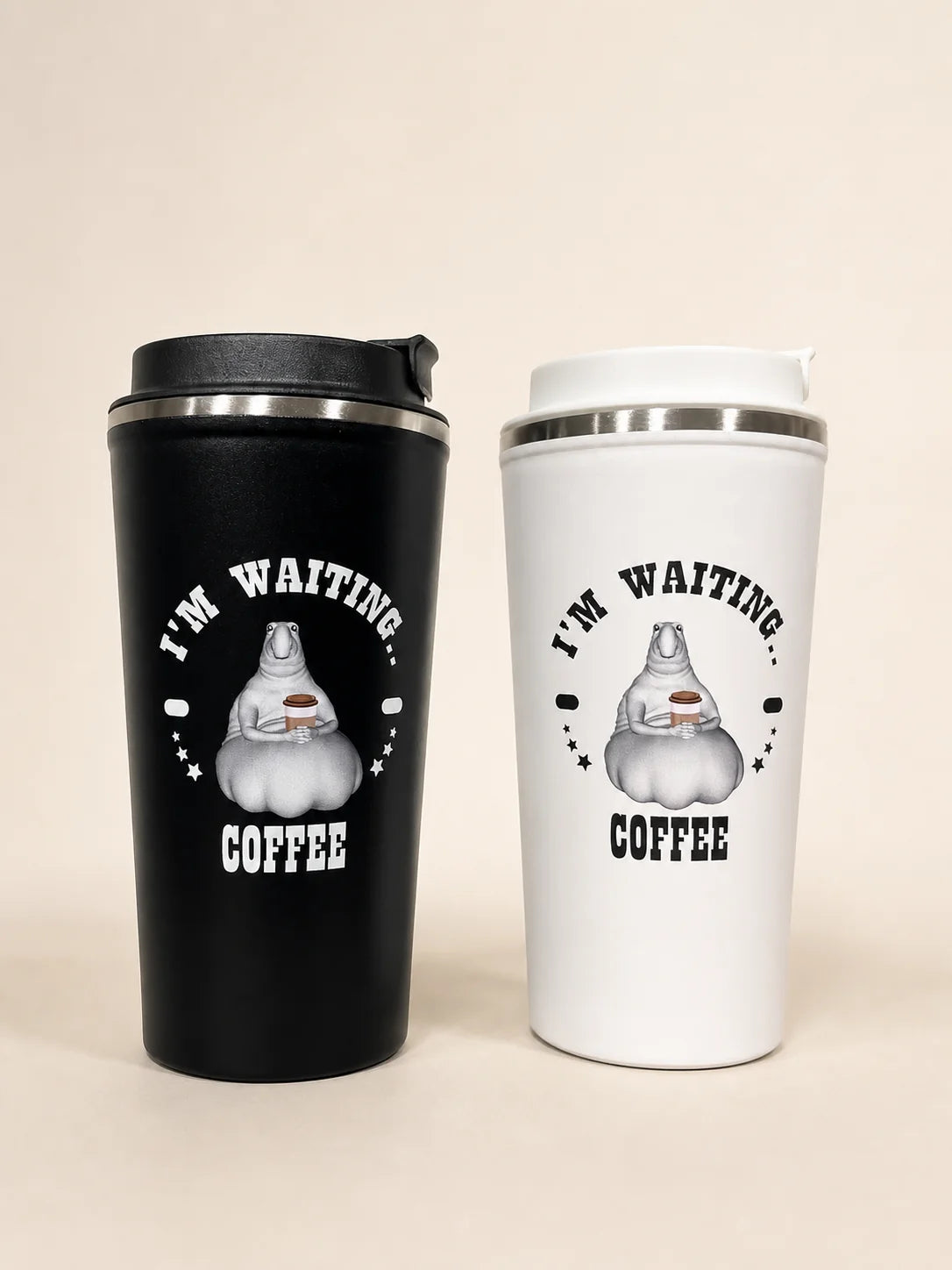 21136 Coffee Mug with Lid | Insulated Stainless Steel Coffee Mug | Travel Coffee Tumbler | Hot and Cold Temperatures Mug
