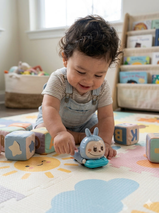 21233 Moving Toy, Cute Crawling Action Figure, Cartoon Clockwork Toy for Kids