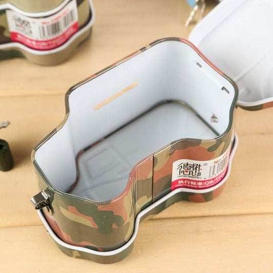 20195 Military Truck Design {Money bank} Coin Box With Lock