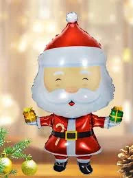 8064 Decoration Foil Santa Balloons 48*81 cm