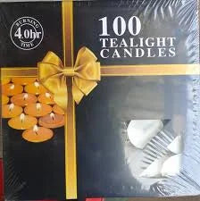 4125 (100 pcs) Tealight Candles