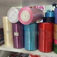 8085-5 Bundels (25 Rolls) Curling Ribbon Roll Random Colour Size -1 Inch
