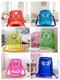 020130 Transparent Crossbody Bag Neon Funky Eye Sling Bag