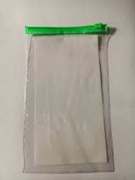 10598{Pack of 6} Plastic pouch Reusable Multi-Purpose Slider Bag 8x19 cm ,Zip Lock Multicolor