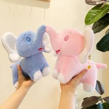 20078 Elephant Soft Toy for Kids | Elephant Plush Hugging Pillow | Soft Toy for Kids Girl Boy Birthday Gift {25 Cm}