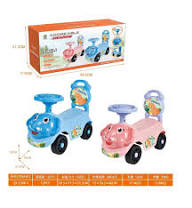 QX-5508 Push Ride On Car for Kids 1-3 Years Baby Push Car with Music, 3D Lights & Backrest Premium Ride On Toy