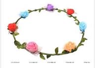 21156 {Pack of 24} Multicolor Flower Tiara Crown Headband ,Floral Headpiece for Birthday Wedding Holiday Fairy Party Favors