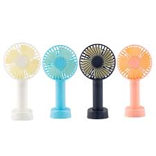 20328 Mini Portable USB Hand Fan | Rechargeable Battery Operated | Summer Cooling Mini Fan with Standing Holder Handy Base For Home Office Indoor Outdoor Travel.
