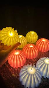 11063 LED Tea Light Candle Multi-Color Hanging Lanterns for Festivals, Parties, Home Decor – Battery Operated