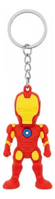 20886 {Pack of 12} Superhero Keychains as Birthday Return Gifts for Kids