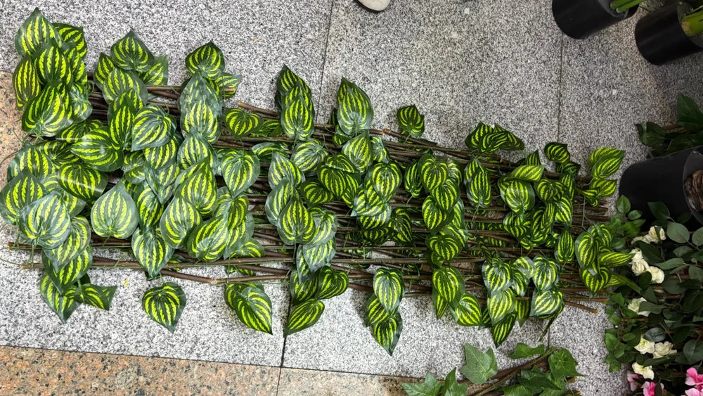 20970 (24 sticks)  Plastic 21 mm Artificial Green Wall Panel