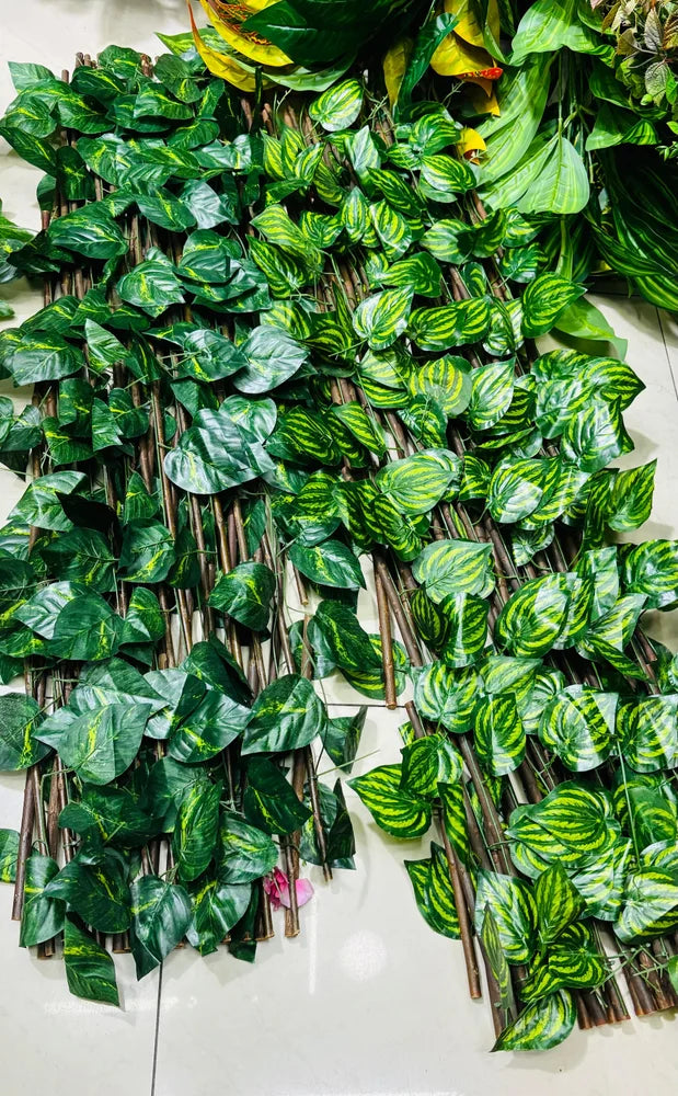 20970 (24 sticks)  Plastic 21 mm Artificial Green Wall Panel