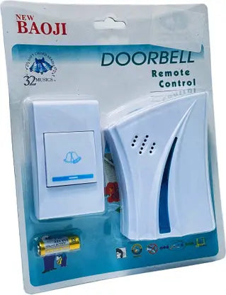 J8620 Brolink Wireless Remote Control Door Bell, White {Random Design}