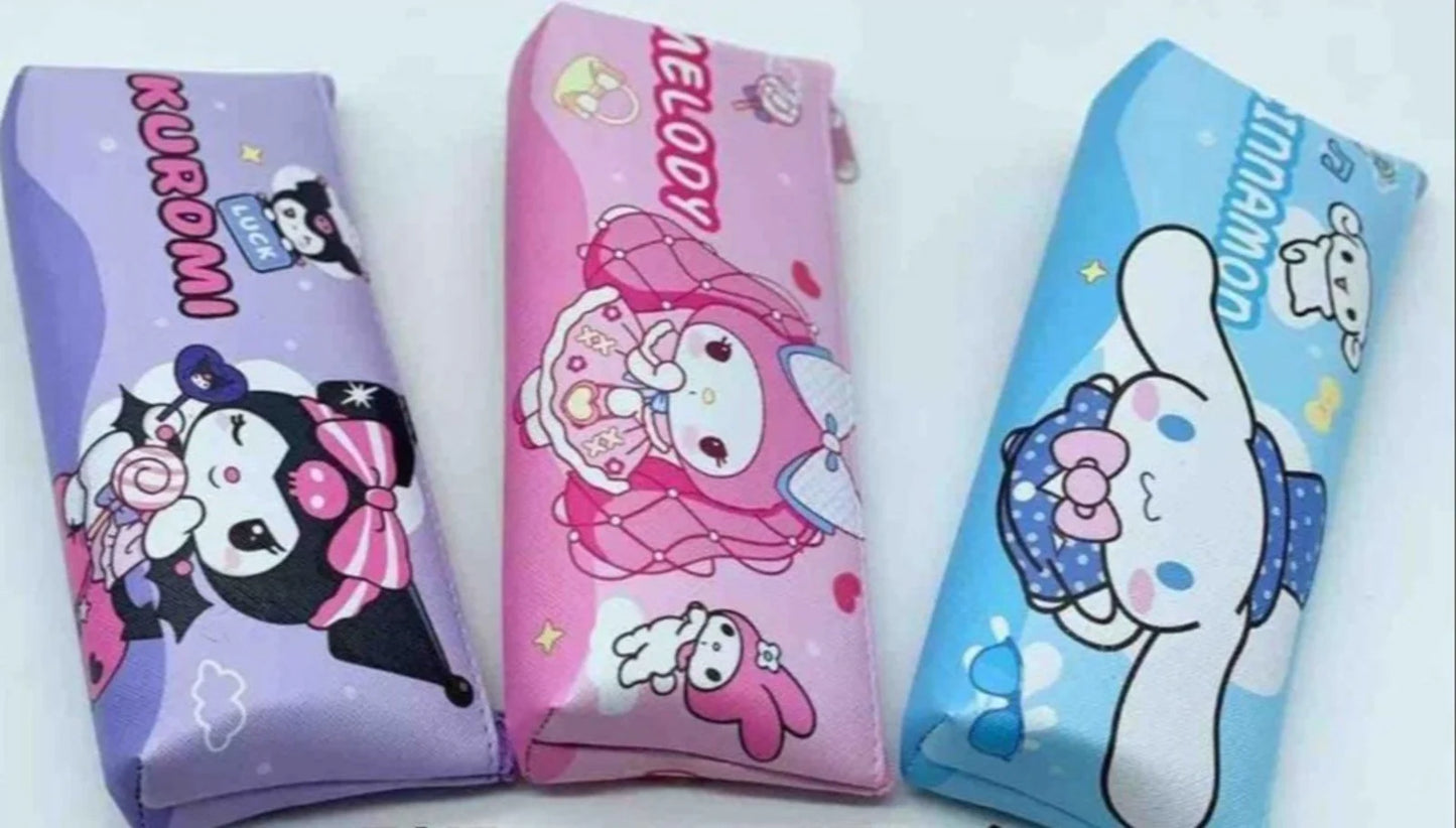 188212 Pencil Pouch for Boys and Girls Pencil Case School Stationery 1 Zipper {Random Design}