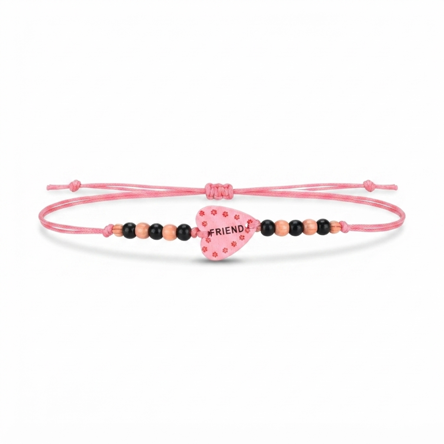 20843 {Pack of 12} Colorful Wooden Friendship Bands for Your Friends Multicolor