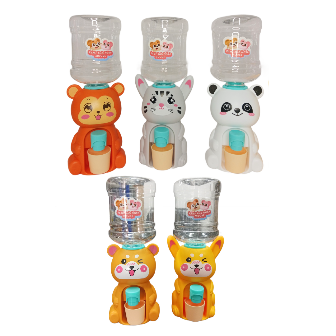 20359 Water Dispenser Toy for Kids, Multi Cartoon Character Drinking Fountain Pumps Water, Juice & Milk Water Dispenser Toy Kids
