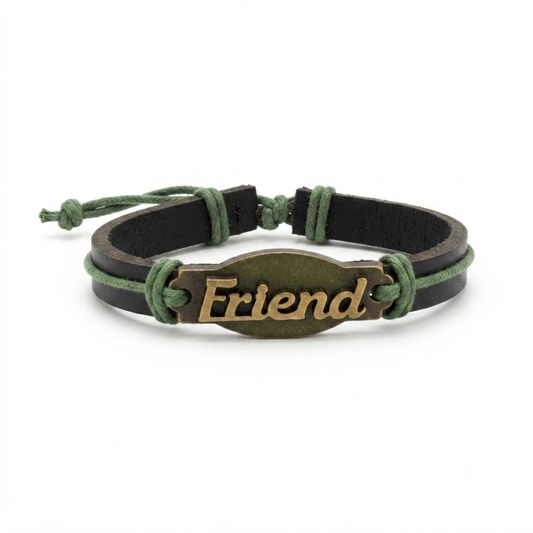 20858 {Pack of 12} Adjustable Friendship Leather Bracelet for Boys & Girls | Handmade Unisex Wrist Band | Multicolor Rope Bracelet | Best Friend Gift