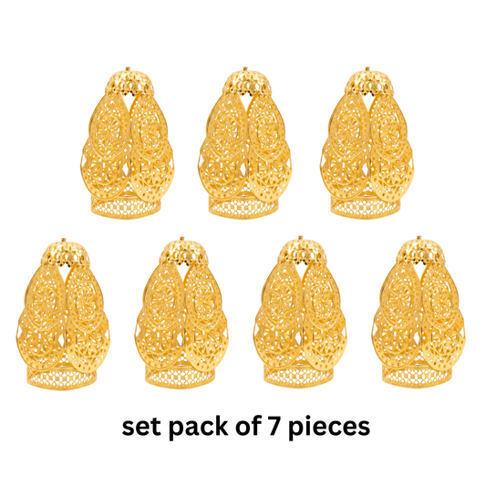 21092 {Pack of 7} Decorative Bell Strings – Elegant Hanging Bells for Home, Temple, Door Entrance, Wall Décor & Festive Decoration