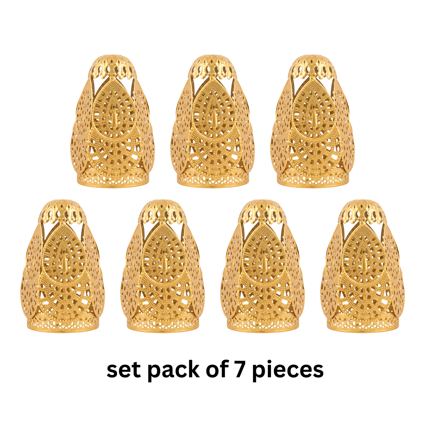 21092 {Pack of 7} Decorative Bell Strings – Elegant Hanging Bells for Home, Temple, Door Entrance, Wall Décor & Festive Decoration
