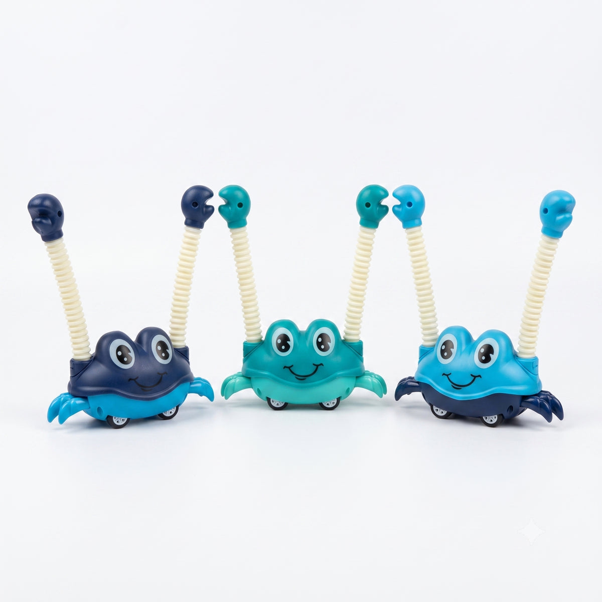 JS8811 Smart Crawling Crab Toy – Bump & Go Action with Tube hand Toy for Toddlers and Babies