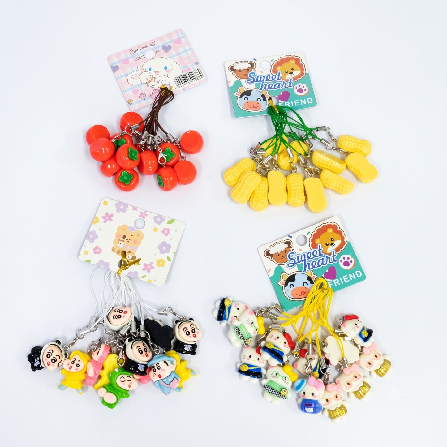 21199 pack of 12 Random design keychain